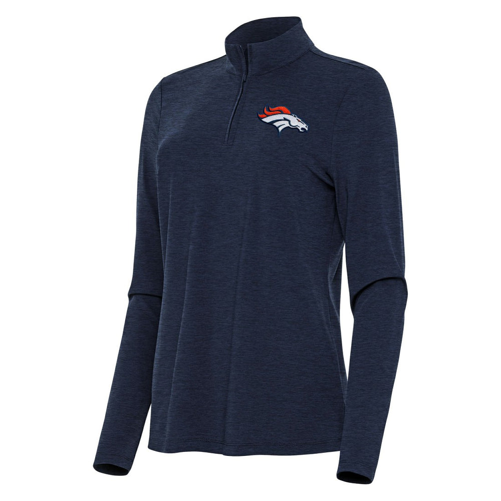 Antigua Women's Bright Quarter-Zip Sweatshirt - Denver Broncos