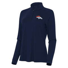 Antigua Women's Intent Quarter-Zip Sweatshirt - Denver Broncos