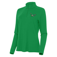 Antigua Women's Intent Quarter-Zip Sweatshirt - Philadelphia Eagles