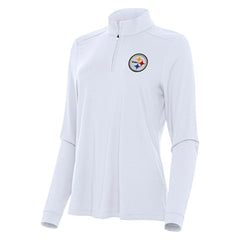 Antigua Women's Intent Quarter-Zip Sweatshirt - Pittsburgh Steelers