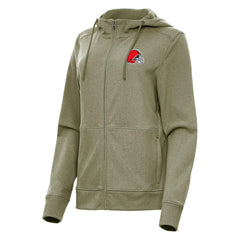 Antigua Women's Seeker Full-Zip Hoodie Jacket - Cleveland Browns
