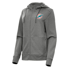 Antigua Women's Seeker Full-Zip Hoodie Jacket - Miami Dolphins