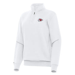 Antigua Women's Victory Quarter-Zip Top - Kansas City Chiefs