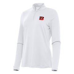Antigua Women's Reprocess Quarter-Zip Top - Cincinnati Bengals
