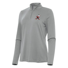 Antigua Women's Reprocess Quarter-Zip Top - Cleveland Browns