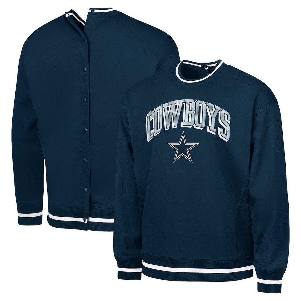 G-III Sports by Carl Banks Adaptive Blocker Fleece Pullover Sweatshirt - Dallas Cowboys