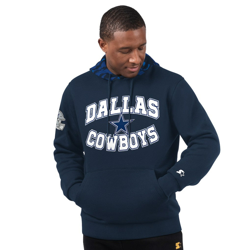 Starter Thursday Night Gridiron Pullover Hoodie - Dallas Cowboys