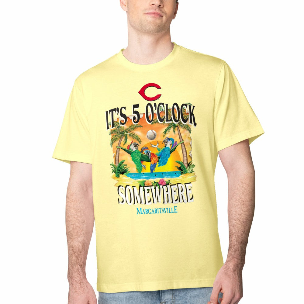 MLB Cincinnati Reds Margaritaville Five O'Clock Graphic T-Shirt