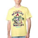 MLB Atlanta Braves Margaritaville Beach Hut Graphic T-Shirt