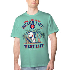 MLB Chicago Cubs Margaritaville Beach Hut Graphic T-Shirt