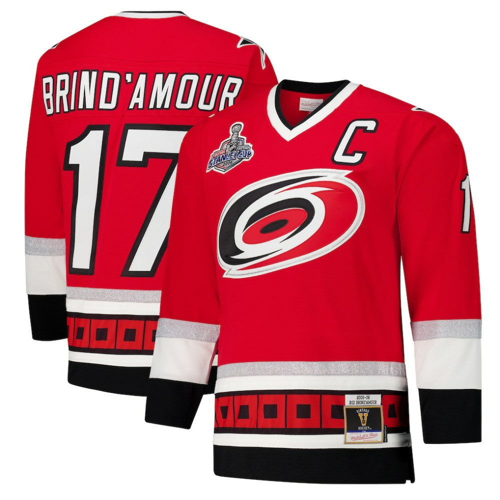 NHL Red Rod Brind'Amour Carolina Hurricanes 2005-06 Power Play Jersey