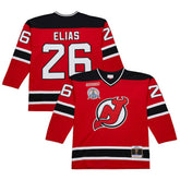 NHL Red Patrik Elias New Jersey Devils 1999-00 Power Play Jersey