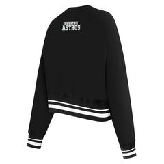 MLB Houston Astros Pro Standard Women's Pearl Cropped Pullover Sweatshirt