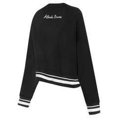 MLB Atlanta Braves Pro Standard Women's Pearl Cropped Pullover Sweatshirt