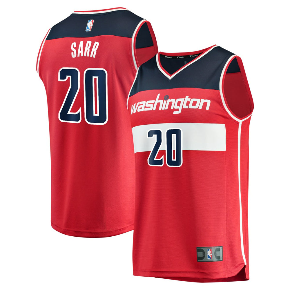 NBA Alexandre Sarr Washington Wizards Fast Break Replica Player Jersey