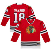 NHL Scarlet Denis Savard Chicago Blackhawks 1980-81 Power Play Jersey