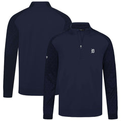 MLB Detroit Tigers Levelwear Aztec Insignia 2.0 Quarter-Zip Pullover Top
