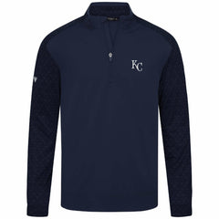MLB Kansas City Royals Levelwear Aztec Insignia 2.0 Quarter-Zip Pullover Top