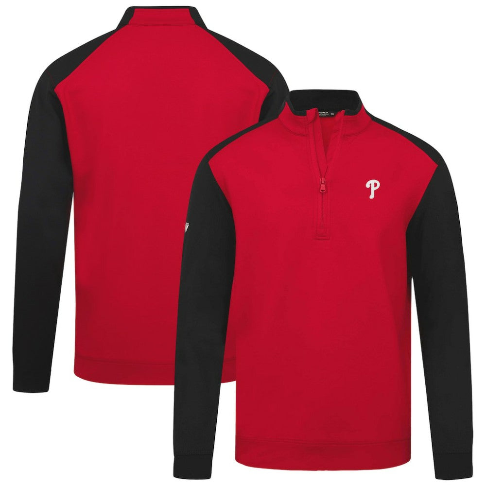 MLB Philadelphia Phillies Levelwear Insignia 2.0 Quarter-Zip Pullover Top