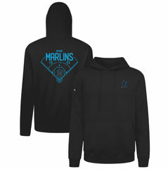 MLB Miami Marlins Levelwear Podium Primary Pullover Hoodie