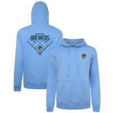 MLB Milwaukee Brewers Levelwear Podium Primary Pullover Hoodie