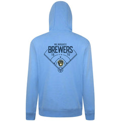 MLB Milwaukee Brewers Levelwear Podium Primary Pullover Hoodie