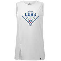 MLB Chicago Cubs Levelwear Women's Influx Home Field Tank Top