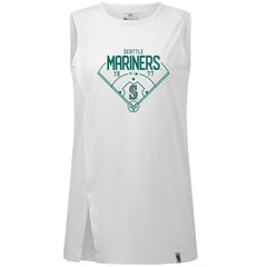MLB Seattle Mariners Levelwear Women's Influx Home Field Tank Top