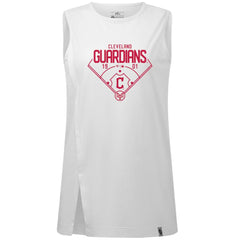 MLB Cleveland Guardians Levelwear Women's Influx Home Field Tank Top