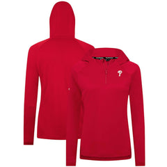 MLB Philadelphia Phillies Levelwear Women's Raven Insignia 2.0 Quarter-Zip Jacket
