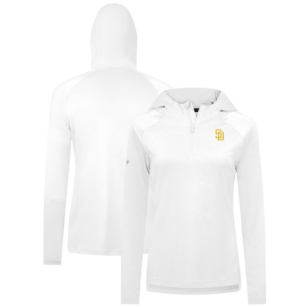 MLB San Diego Padres Levelwear Women's Raven Insignia 2.0 Quarter-Zip Jacket