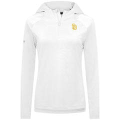 MLB San Diego Padres Levelwear Women's Raven Insignia 2.0 Quarter-Zip Jacket