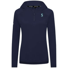 MLB Seattle Mariners Levelwear Women's Raven Insignia 2.0 Quarter-Zip Jacket