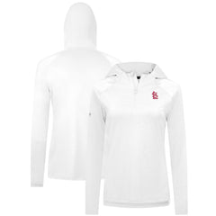 MLB St. Louis Cardinals Levelwear Women's Raven Insignia 2.0 Quarter-Zip Jacket