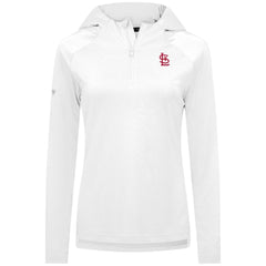 MLB St. Louis Cardinals Levelwear Women's Raven Insignia 2.0 Quarter-Zip Jacket