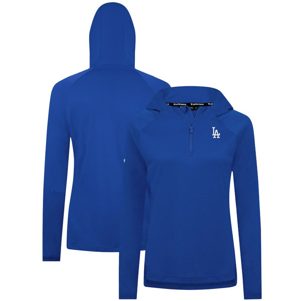 MLB Los Angeles Dodgers Levelwear Women's Raven Insignia 2.0 Quarter-Zip Jacket