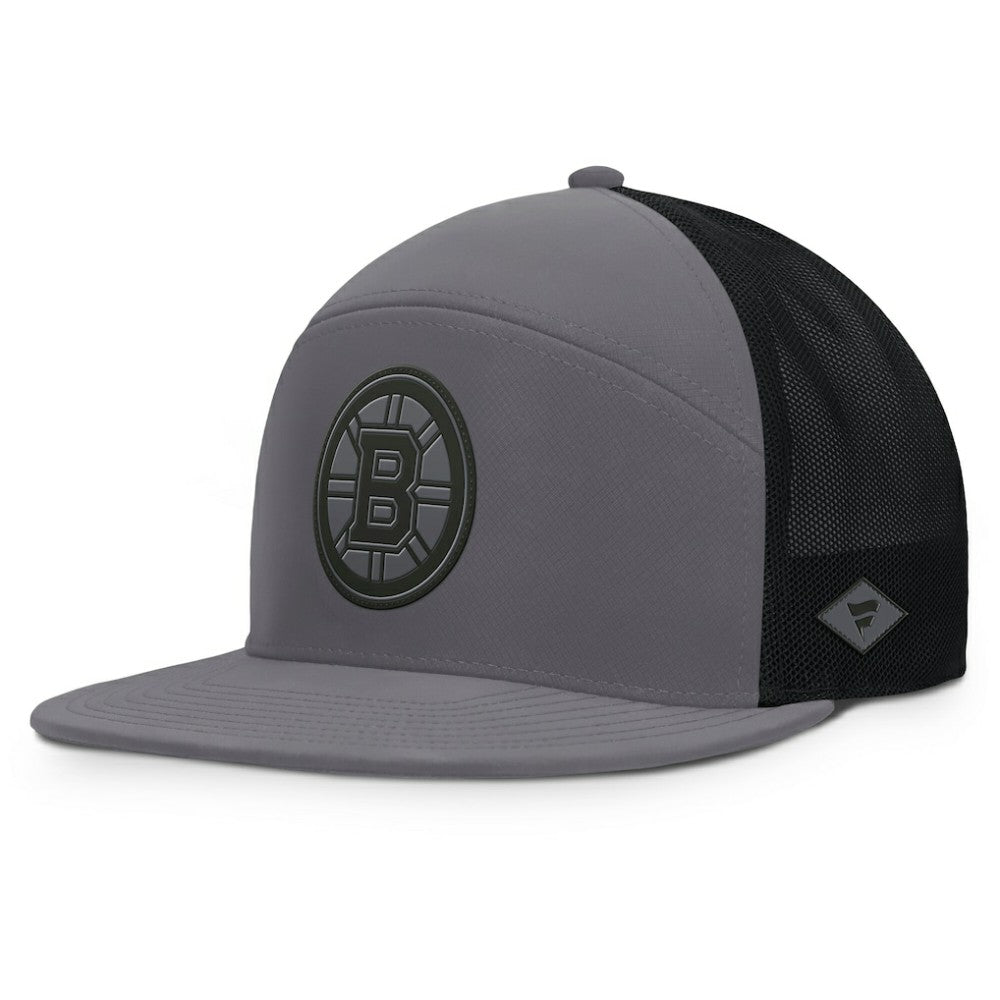 NHL Charcoal Boston Bruins Fanatics Fairweather Adjustable Hat