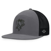 NHL Charcoal Pittsburgh Penguins Fanatics Fairweather Adjustable Hat