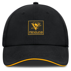 NHL Black Pittsburgh Penguins Fanatics Driver Adjustable Hat