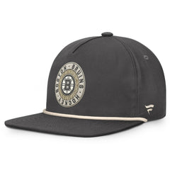 NHL Charcoal Boston Bruins Fanatics Closer Adjustable Hat