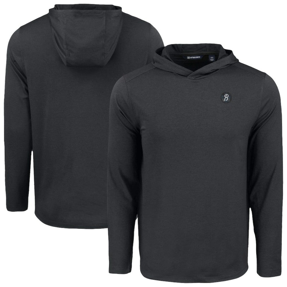 MLB Baltimore Orioles Cutter & Buck Coastline Epic Comfort Recycled Eco Hoodie Long Sleeve T-Shirt