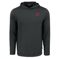 MLB Cincinnati Reds Cutter & Buck Coastline Epic Comfort Recycled Eco Hoodie Long Sleeve T-Shirt