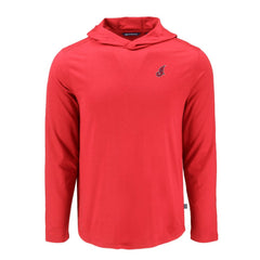 MLB Cleveland Guardians Cutter & Buck Coastline Epic Comfort Recycled Eco Hoodie Long Sleeve T-Shirt