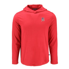 MLB Detroit Tigers Cutter & Buck Coastline Epic Comfort Recycled Eco Hoodie Long Sleeve T-Shirt