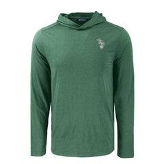 MLB Athletics Cutter & Buck Coastline Epic Comfort Recycled Eco Hoodie Long Sleeve T-Shirt