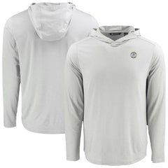MLB Milwaukee Brewers Cutter & Buck Coastline Epic Comfort Recycled Eco Hoodie Long Sleeve T-Shirt