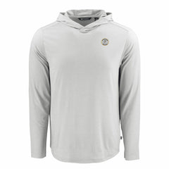 MLB Milwaukee Brewers Cutter & Buck Coastline Epic Comfort Recycled Eco Hoodie Long Sleeve T-Shirt