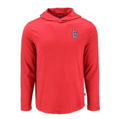 MLB St. Louis Cardinals Cutter & Buck Coastline Epic Comfort Recycled Eco Hoodie Long Sleeve T-Shirt