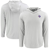 MLB Texas Rangers Cutter & Buck Coastline Epic Comfort Recycled Eco Hoodie Long Sleeve T-Shirt