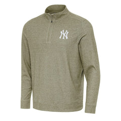 MLB New York Yankees Antigua Subtle Quarter-Zip Sweatshirt